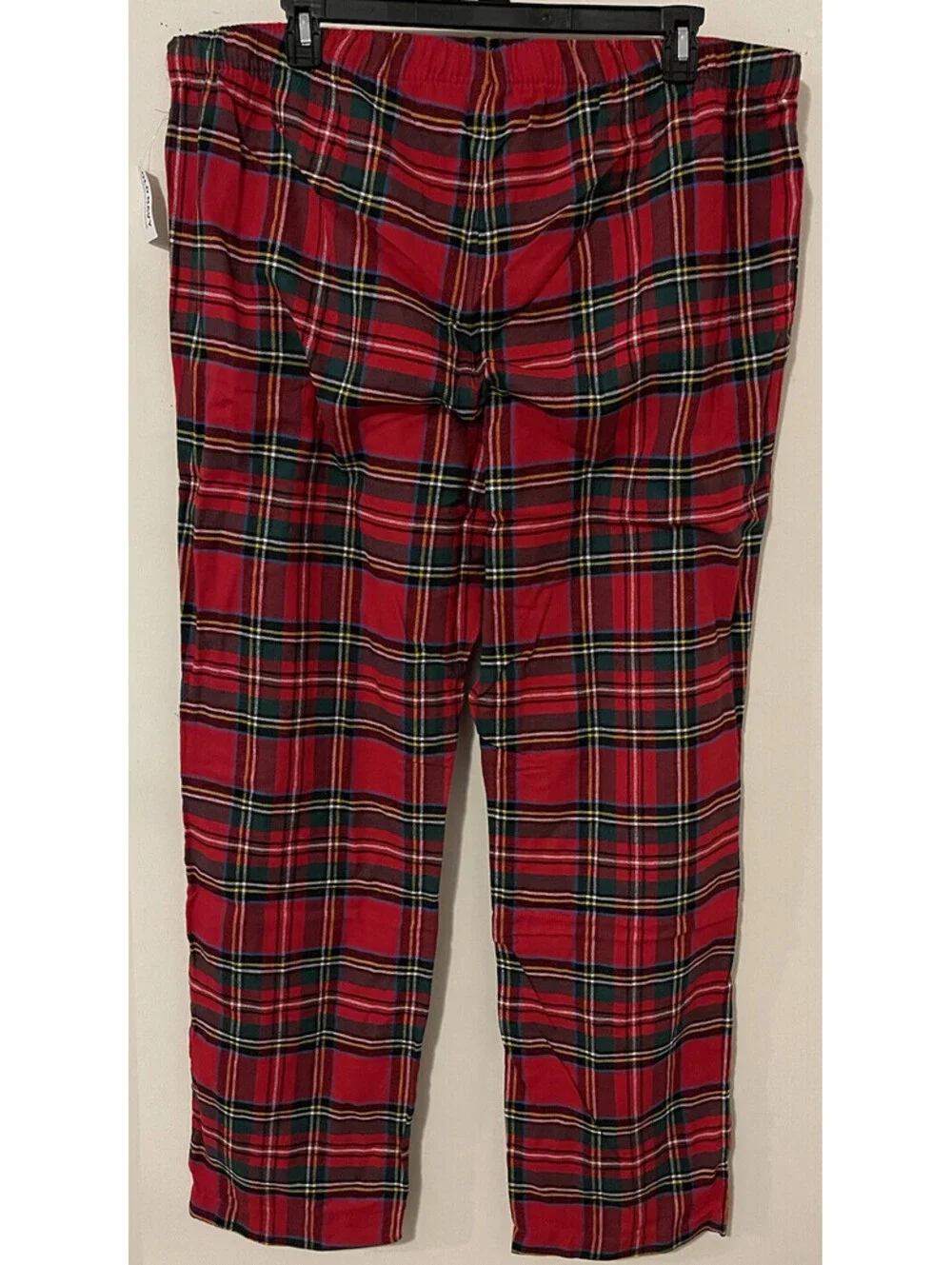 Old Navy Mens 2xl Red Plaid Cotton Lounge PJ Pants w/Pockets NWT! A5624